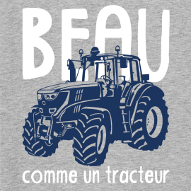 Sweat enfant Beau comme un tracteur