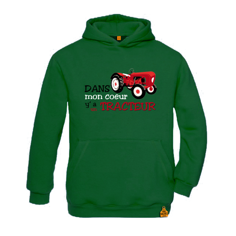 Sweat enfant Dans mon coeur...