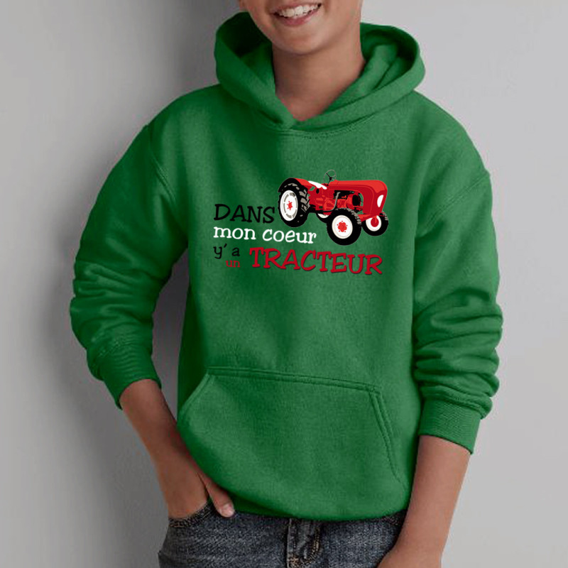 Sweat enfant Dans mon coeur...