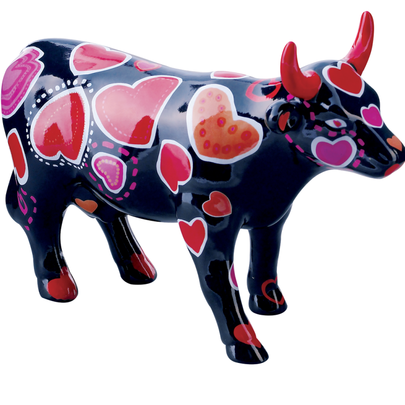 Cow Parade Cow Ween of Hearts