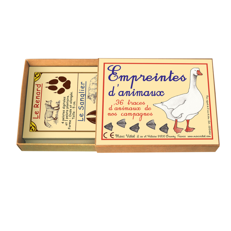 Jeu Empreintes d'animaux