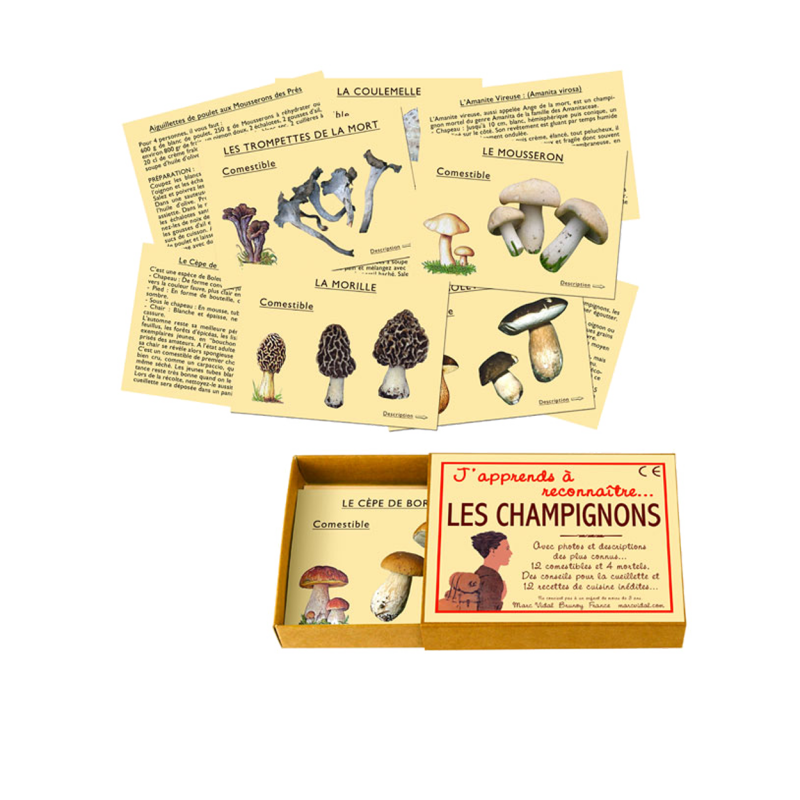 Jeu J'apprends à reconnaître les champignons