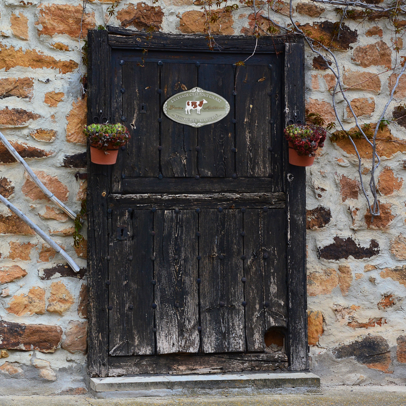 Plaque agricole Montbéliarde