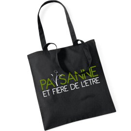 Sac shopping Paysanne fière de l'être