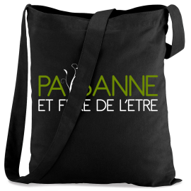 Sac shopping Paysanne fière de l'être