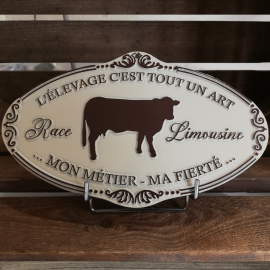 Plaque agricole Limousine
