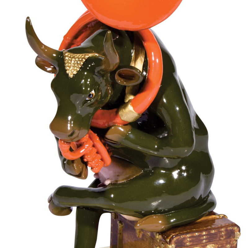 Cow Parade Josephine au trombone
