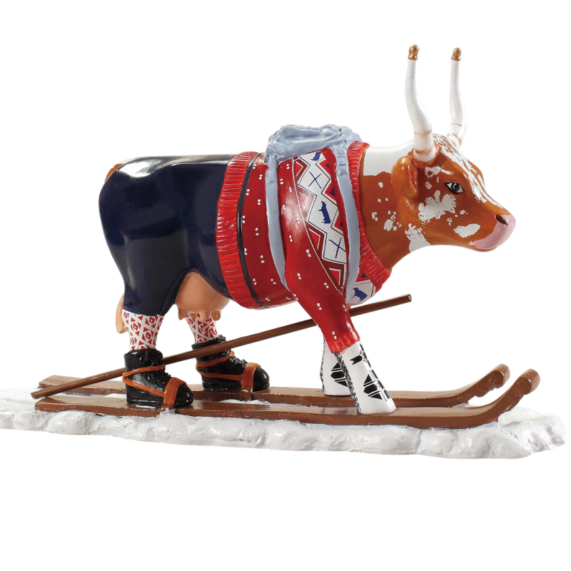 Cow Parade Ski Cow