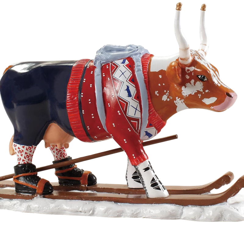 Cow Parade Ski Cow
