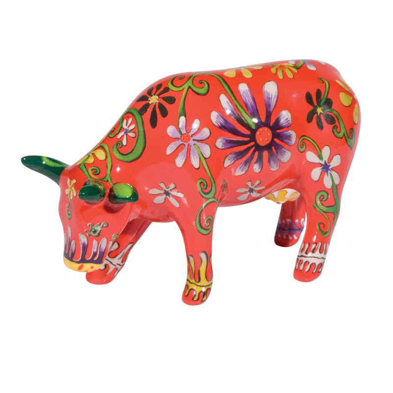 Cow Parade Flower Lover Cow