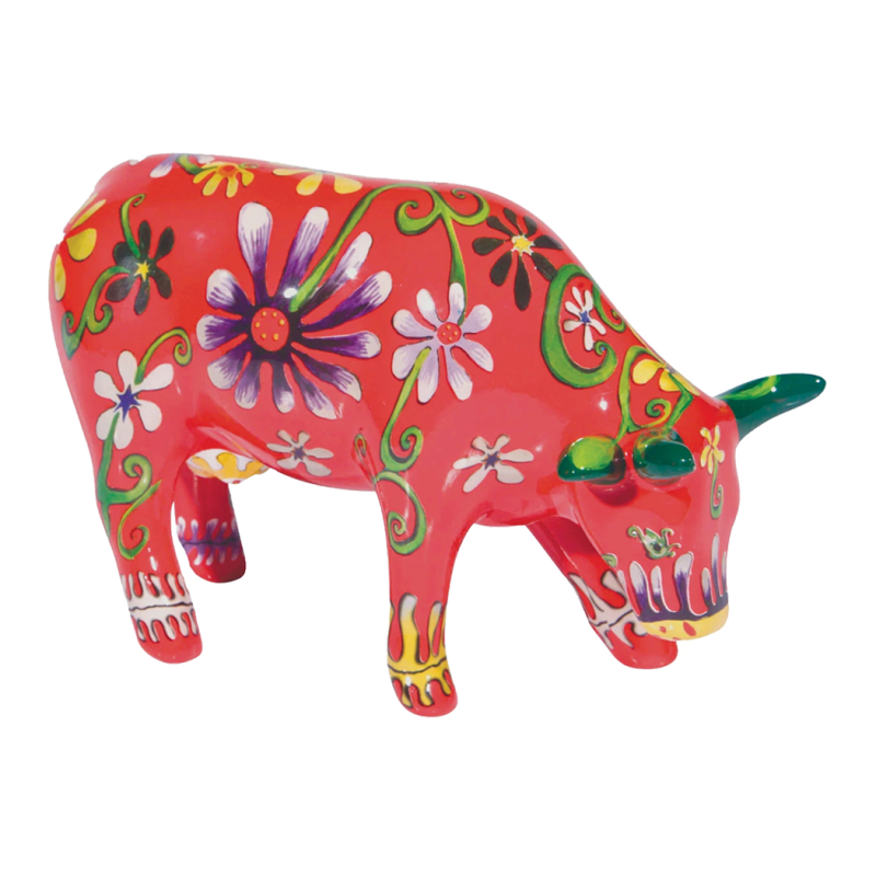 Cow Parade Flower Lover Cow