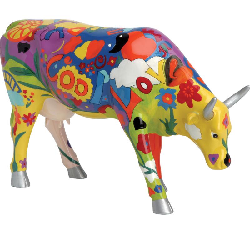 Cow Parade Groovy Moo