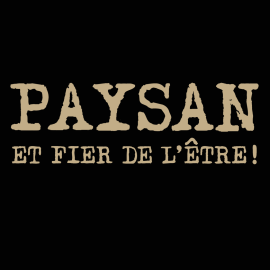 Sherpa zippée brodée Paysan fier de l'être !