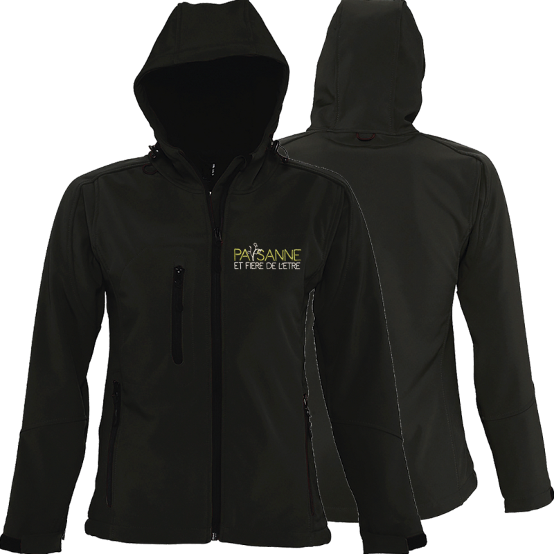 Veste capuche Paysanne fière de l'être !