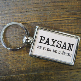 Porte -clefs Paysan et fier de l'être !