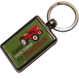 Porte-clefs Dans mon coeur...