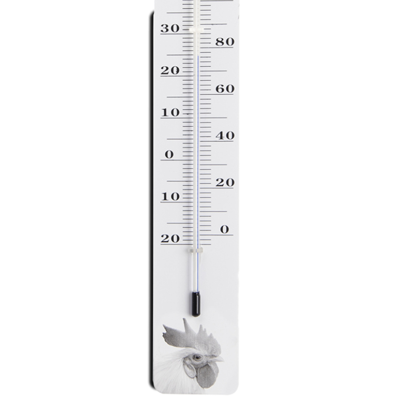 Thermomètre Coq N&B