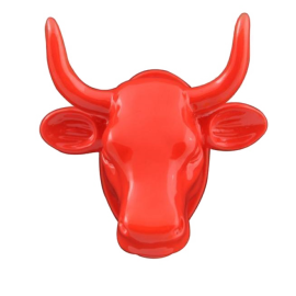 Cow Parade MAGNET rouge