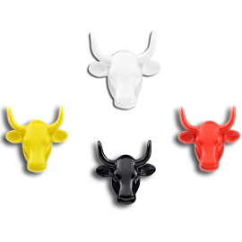 Cow Parade MAGNET jaune