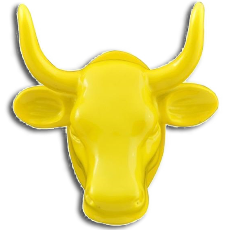 Cow Parade MAGNET jaune