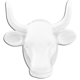 Cow Parade MAGNET blanc