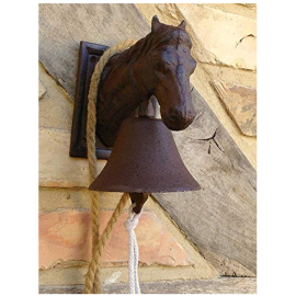 Cloche "Cheval" en fonte