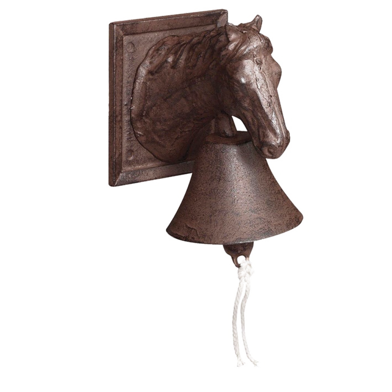 Cloche "Cheval" en fonte