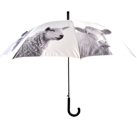 Parapluie Ferme N&B