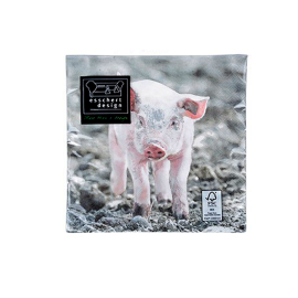 Serviettes en papier Cochon