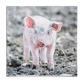 Serviettes en papier Cochon