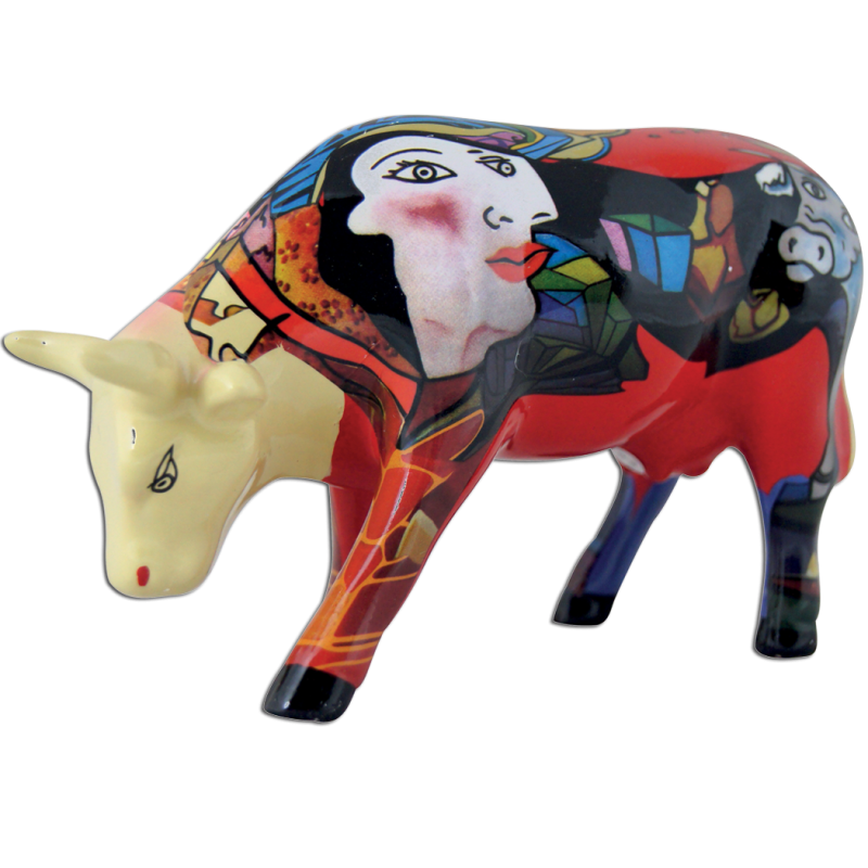 Cow Parade Picowso's African Period