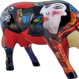Cow Parade Picowso's African Period