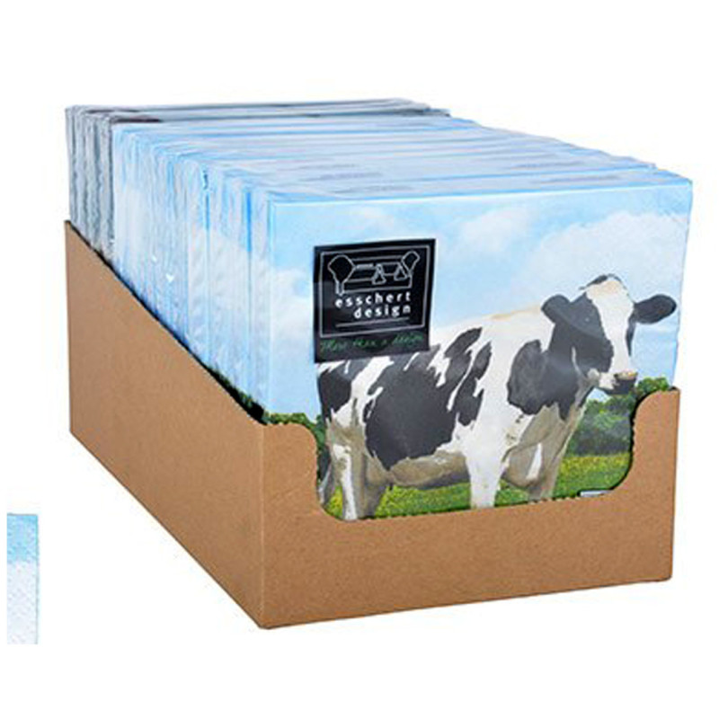 Serviettes en papier Vache